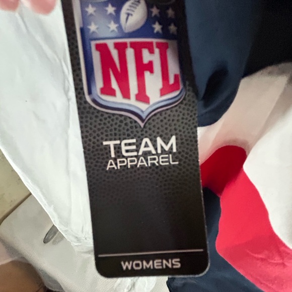 NFL team apparel women’s long sleeve lace upfront patriot - Picture 8 of 11